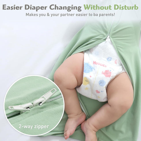 0-3 2 Pack Summer 3-Way 2-Way Baby Swaddle Sleep Sacks Months for Soft Cotton Transitional Swaddling Sleeping Bag