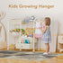 3 BBLIKE Diaper Caddy Organizer with Hanging Rack - Tier Rolling Baby Storage Cart with Drawers and Side Pockets