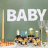 Moitkptt 24 Pcs Glitter Cupcake Toppers - Baby Bottle & Beer Mug Cupcake Picks - Gender Reveal Decorations