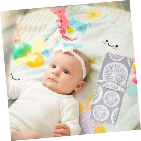 KOMBIUDA Portable Changing Pad Lightweight Diaper Cushion Travel Mat for Reusable Portable Changing Mat Protects