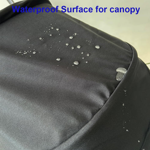 Generic Changing Washing Kit,Canopy Sunshade Cover,Compatible with Car Seat Doona Strollers (Black)