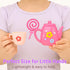 Set 3-5, 23-Piece Set Lajeje Toddler Tea Party for Girls Ages Pretend Play Tea for Kids with Teapot, Cups, Plates