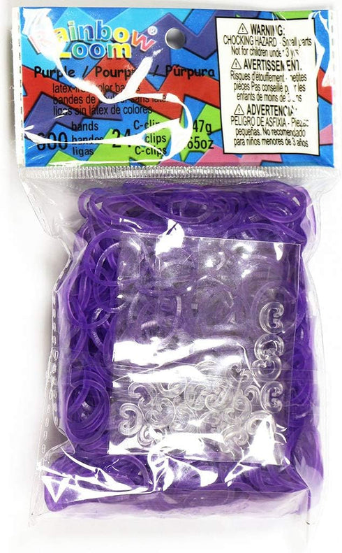Rainbow Loom Twistz Bandz Refill - Jelly Purple