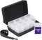 Trading Card Case Kit with 12 Deck Boxes for 2200+ Cards, Card Game Organizer Compatible with TCG, Sports Cards,