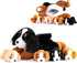 Skylety 5 Pcs Dog Stuffed Animal Puppy Stuffed with Babies Inside 1