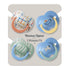 Tommee 6-18 Symmetrical 100% Pack 4 Tippee Ultimate Fit Pacifiers, Months, Extra Air Holes, Nipple and Shield, BPA Free