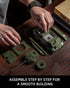 Set WW2 M4 (860 NF10313) Nifeliz Sherman Military Tank Building for Adults, Collectible Military Model Toy to Build