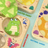 8 Zeoddler Wooden Puzzles for Toddlers, Pcs Animal Matching Egg Puzzle, Montessori Toys for Boy Girl Easter Birthday
