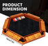 1-6 16 TooyBing Upgraded Players Shut The Box Dice Game, Wooden Board Table Family Game for Kids and Adults with Dice