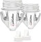 Maymom Breastmilk Storage Bag Adapters, Compatible with Spectra S1, S2 Pumps, Clear BPA Free Material