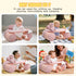 3-36 KAKIBLIN Baby Sit Me Up Seat, Inflatable Baby Seat with Cover for Babies Months,Portable,Inflatable Sit & Play