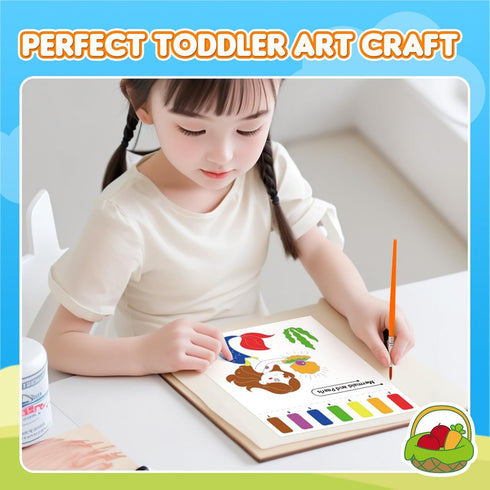 1-3, 2-4, 4-6, 5 YPLUS Paint with Water Books for Toddlers, Art Craft Toys Watercolor Painting Paper, Gift for Kids