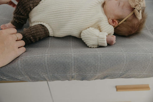 Copper Pearl Premium Knit Changing Pad Cover : Soft, Stylish, and Universal Fit for All Standard Diaper Changing Pads