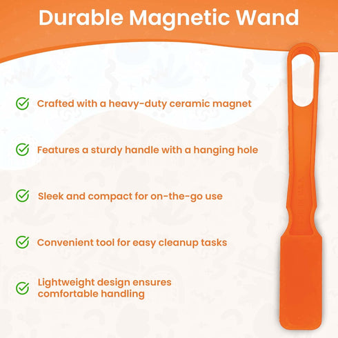 MR CHIPS Magnetic Bingo Wands - 7 Colors, Ideal for Bingo, Science Experiments, and Sewing Supplies