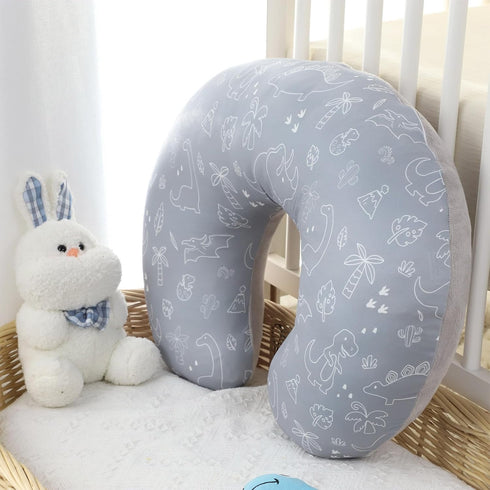 Dinosaur Baby Car Seat Cover & Nursing Pillow Cover for Boys
