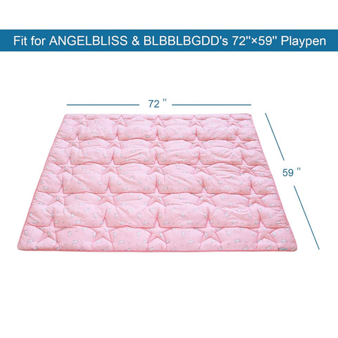 71'' 59'' SPRINGSPIRIT x Baby Play Mat for Playpen, Baby Play Mat for Floor One-Piece Crawling, Non Slip Play Mats