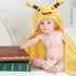 2 Pack 50 32 inch 0-6 Hooded Toddler Bath Towels, Thick Towel for Kids with Animal Hood, Extra Large x for Baby Years