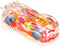 Light Up Transparent Gear Racer Toy Car - Bump and Go with Colorful Gears, Music & LED Effects for Kids 3+