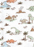Hudson Baby Unisex Baby Burp Cloths Bundle, Dinosaur Adventures, One Size Cotton Flannel
