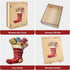 Wooden Puzzle for Adults - Christmas Boots Wooden Jigsaw Puzzles (150 pcs) - Beautiful Puzzle with Box