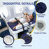 Toddler Airplane Bed - Inflatable Airplane Bed for Toddlers, Blow Up Air Mattress for Kids, Travel Baby Mattress Plane