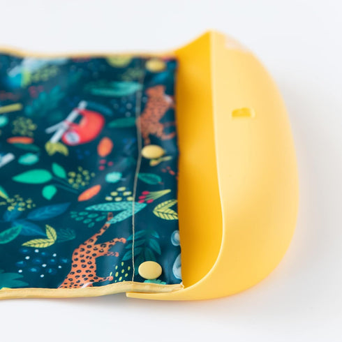 Bumkins Silicone Bibs for Baby and Toddler 6-24 Mos, Essential Must Have for Eating, Feeding, Long Sleeve with