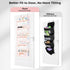 Closet 5-Tier Clastyle Rainbow Over the Door Organizer Cloud Nursery Hanging Storage Organizer for Girls Clothes Diaper