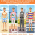 Ecore Fun 11 Items 11.5 Inch Boy Doll Clothes and Shoes, 5 Sets Fashion Casual Wear, 2 Swimwear, 4 Pairs Shoes