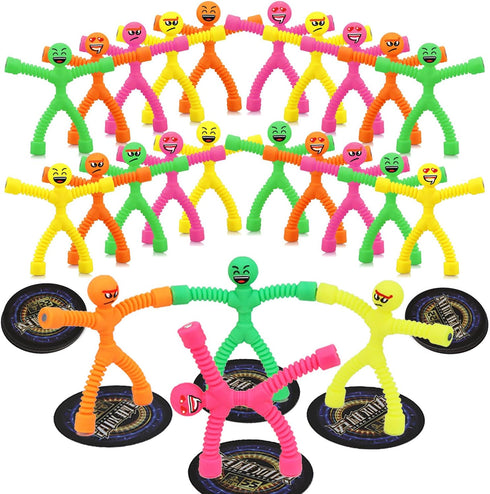 24 PCS Colorful Magnet Man Toys, Rubber Magnetic Man for Children, Attractive Refrigerator Magnet Toys