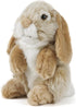 Living Nature Brown Sitting Lop Eared Rabbit Stuffed Animal | Fluffy Rabbit