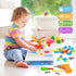223 Pieces Creative Mosaic Drill Set for Kids - Toy Drill and Screwdriver Puzzle Kit for Ages 3-10