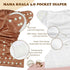 3.0 6 Pack Mama Koala Cloth Diapers for Babies, One Size Washable and Reusable Pocket Diapers for Newborns and Toddlers