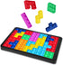 Ainiv Pop Puzzle Popper Fidget Game, Push Pop Brain Teasers Toy, Silicone Jigsaw Building Blocks Game Board