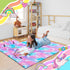 Unicorn-Themed Nap Mat with Pillow & Blanket for Daycare