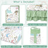 Set 4-Piece Set Set-Fits 52x28 inch SWESEN Dinosaur Crib Bedding for Boys, Crib Includes Quilt, Fitted Sheet, Skirt
