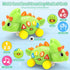 1 Tummy 6-12-18 1-3 Musical Dinosaur Toys for Year Old Baby - Time Light up Toys for Newborn Infant, Crawling Toys
