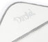 Personalized Hooded Towel for Kids - Custom Embroidered Baby Shower Gift (Grey)