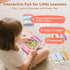 156 20 2-6 JoyCat Kids Learning Tablet, Pages Tap-to-Read Flash Cards with Interactive Games, Montessori Toy
