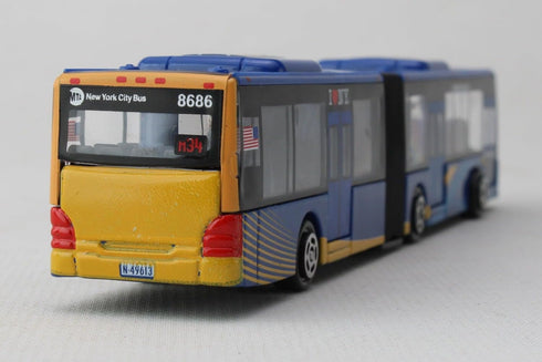 Daron NYC Articulated Bus Model - Small Multicolor