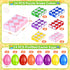 24 Pack Prefilled Easter Eggs with Snake Twist Toys, Blocks Fidget Toys Easter Gifts for Easter Hunt, Basket Stuffers