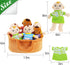 8" 6 Set Basket of Babies Plush Dolls, Plush Diversity Baby Dolls- Piece Interchangeable Clothes Stuffed Plush Figures