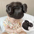 1 Pack Baby Wig Braid Hairband - Kids Baby Headband, Fake Bangs Hair Accessories (Black)