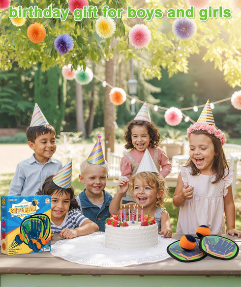 3 4 5 6 7 8 4-8 8-12 Toss and Catch Ball Game Kids Toys for Year Old Boys Girl Birthday Gift, Outdoor Games Yard Play