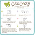 OsoCozy (6 Pack) 27 27 Inches, 100% Bleached Birdseye Flat Cloth Diapers - x One-Layer Flat Cloth Baby Nappies Made