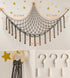 Large Stuffed Animal Storage Hammock Net - Toy Organizer Holder for Baby Nursery Room Decor - Grey