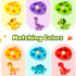 1-3, 1 2 3 Wooden Puzzles for Toddlers Dinosaur Matching Egg Puzzle Montessori Toys for Year Old Boy Girl Gifts