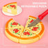 67Pc Sets Shimirth Pretend Play Food for Kids Kitchen, Pizza Toy Food & Cutting Fake Food - Fruits & Vegetables, Play