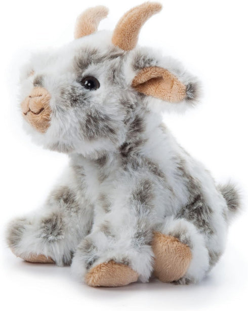 The Petting Zoo Goat Stuffed Animal Plushie, Gifts for Kids, Wild Onez Babiez Farm Animals, Goat Plush Toy 6 inches