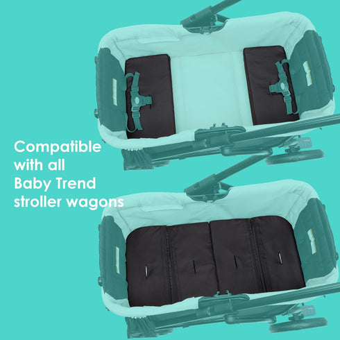 Baby Trend Stroller Wagon Seat2Mat in Black