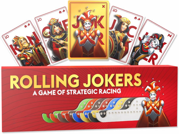 Rolling Jokers - The Ultimate Wooden Jokers and Marbles Game - Premium